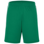 JN387 Basic Team Shorts groen/wit XXL