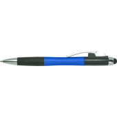 ABS en aluminium 4-in-1 pen kobaltblauw