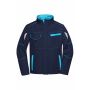 Workwear Softshell Jacket - COLOR - - navy/turquoise - 6XL