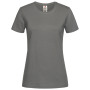 Stedman T-shirt Crewneck Classic-T Organic for her 425c real grey XS