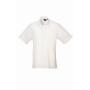 Short Sleeve Poplin Shirt, White, 20, Premier