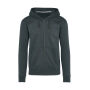 Signature Tagless Hooded Full Zip Unisex - Charcoal - 5XL