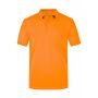 Men's Elastic Polo - orange/white - 3XL