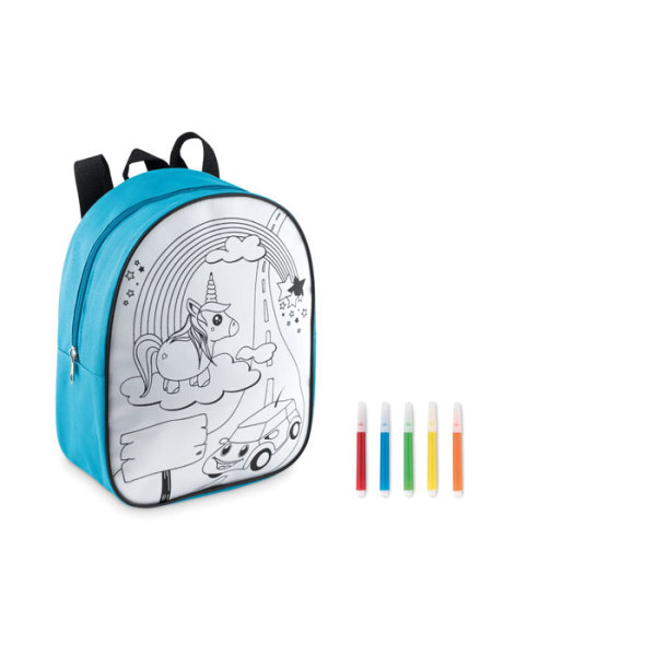 Kids Backpack with 5 markers
