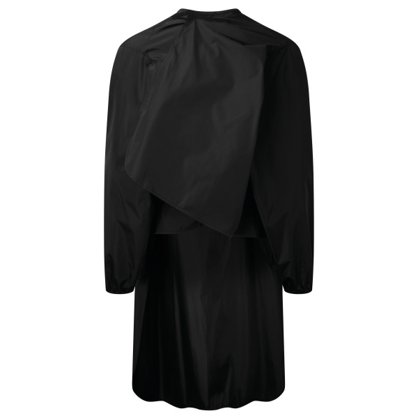 Wasserfestes Hauskleid mit langen Ärmeln Black One Size