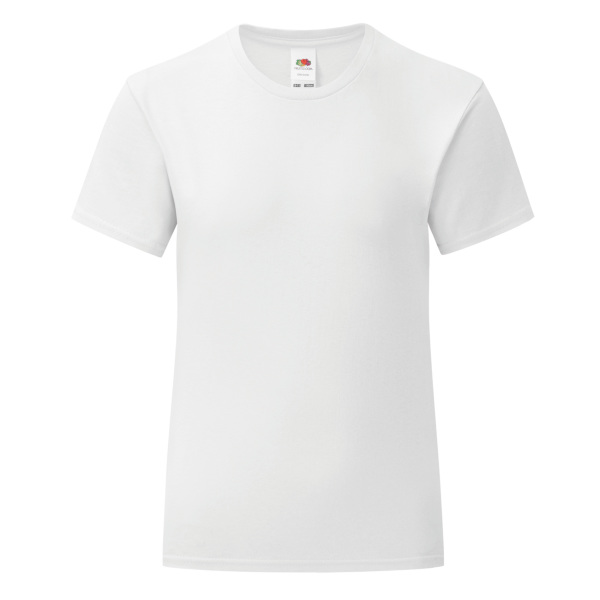 Iconisch meisjes-T-shirt 150 T White 3/4 jaar