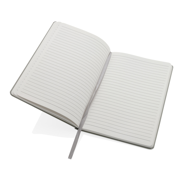 Impact hardcover steenpapier notitieboek A5, grijs