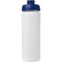 Baseline® Plus grip 750 ml sportfles met flipcapdeksel - Wit/Blauw