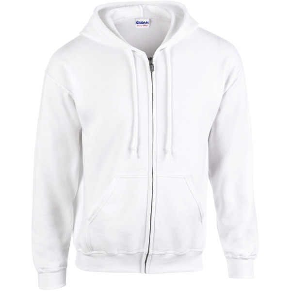 Heavy Blend™Adult Full Zip Hooded Sweatshirt White S