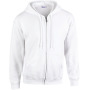 Heavy Blend™Adult Full Zip Hooded Sweatshirt White XXL