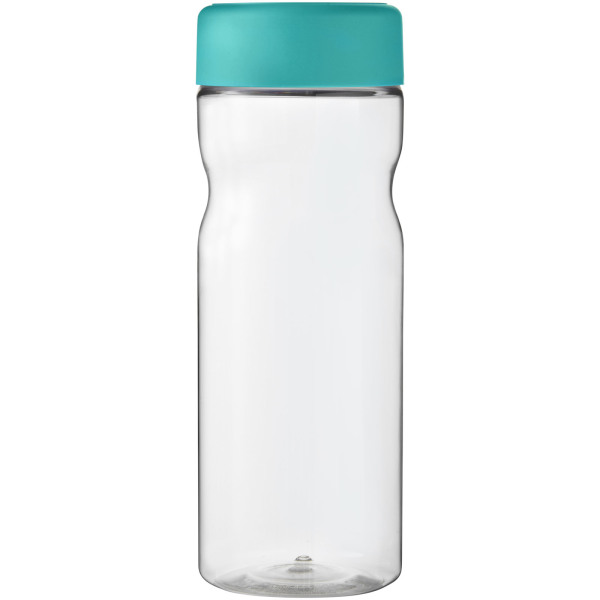 H2O Active® Base Tritan™ 650 ml screw cap water bottle - Transparent clear/Aqua blue