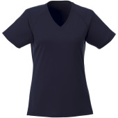 Amery kortærmet cool fit-T-shirt m. V-hals, dame - Marineblå - XS