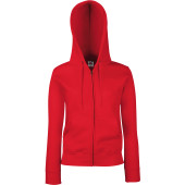 Ladies' Premium Full Zip Hooded Sweatshirt (62-118-0) Red L