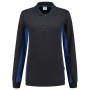 Polosweater Bicolor Dames 302002 Navy-Royalblue 5XL