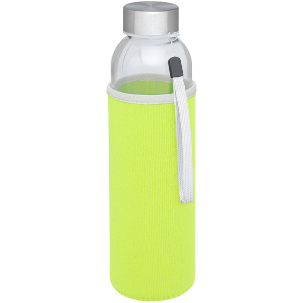 Bodhi 500 ml glass water bottle - Lime green