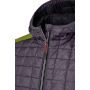 Men's Knitted Hybrid Jacket - kiwi-melange/anthracite-melange - 3XL