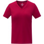 Somoto short sleeve women's V-neck t-shirt - Red - XS