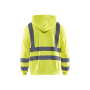Hooded Sweatshirt met rits High Vis