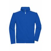 Men's Workwear Sweat Jacket - COLOR - - royal/white - S