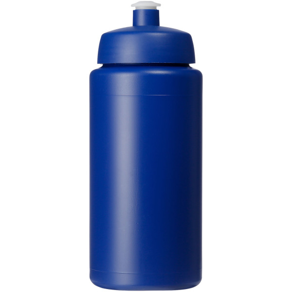 Baseline® Plus grip 500 ml sportfles met sportdeksel - Blauw