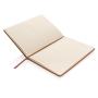 Deluxe hardcover PU A5 notitieboek, bruin