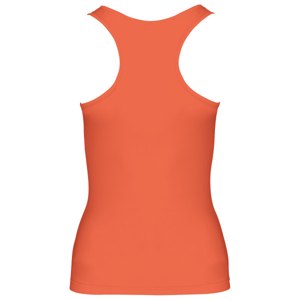 Damessporttop Fluorescent Orange XL