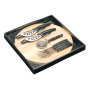 9-delige pizzaset ITALY - hout, zilver