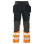 6522 Pants HV Orange/Black CL.1 D96