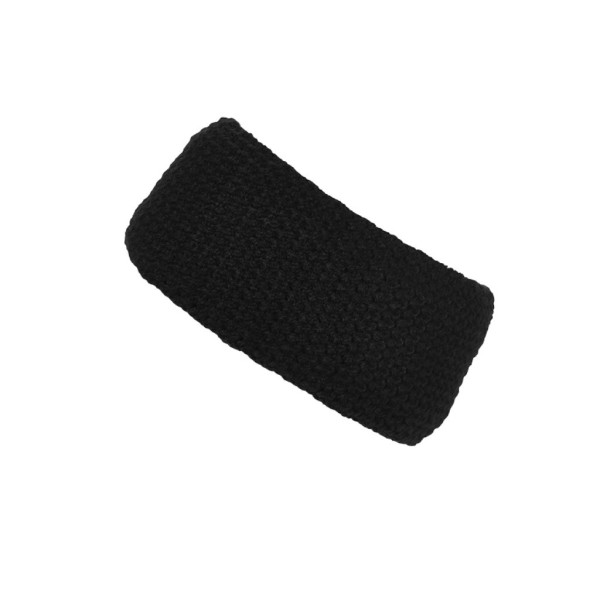 MB7119 Fine Crocheted Headband - black - one size
