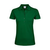 Ladies Luxury Stretch Polo - Forest Green - S