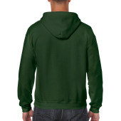 Gildan Sweater Hooded Full Zip HeavyBlend for him 5535 forest green XXL