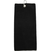 Microfibre golf towel Black One Size
