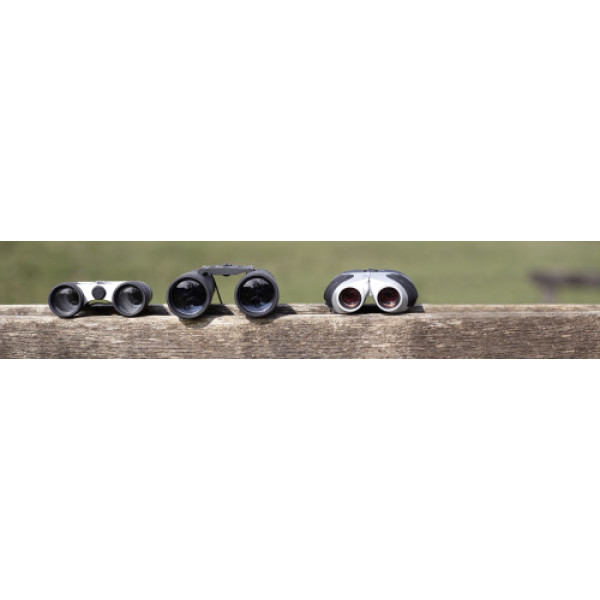 Aluminium binoculars black