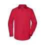 Men's Business Shirt Long-Sleeved - red - XL