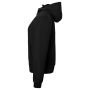 Ladies' Hooded Softshell Jacket - black/black - XS