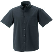Men's Short Sleeve Classic Twill Shirt Zinc 3XL