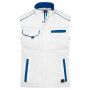 Workwear Softshell Padded Vest - COLOR - - white/royal - XS