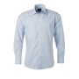 Men's Shirt Longsleeve Poplin - light-blue - S