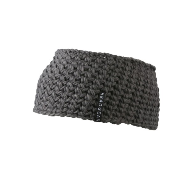 MB7947 Crocheted Headband - carbon - one size