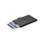 C-Secure aluminium RFID card holder, black