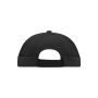 MB022 6 Panel Chef Cap - black - one size