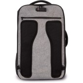 Antidiefstalrugzak van polyester. Graphite Grey Heather / Black One Size