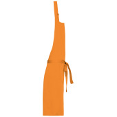 Katoenen schort met zak Orange One Size