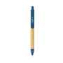 Write responsible recycled paper barrel pen, blue