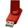 Rotate metallic USB - Donkerrood - 1GB