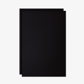 Set Beschrijfbare Folie Zwart 2 Stuks - 50 x 70 cm
