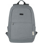Joey 15.6" GRS recycled canvas anti-theft laptop backpack 18L - Grey