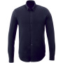 Bigelow piqué heren overhemd met lange mouwen - Navy - XS