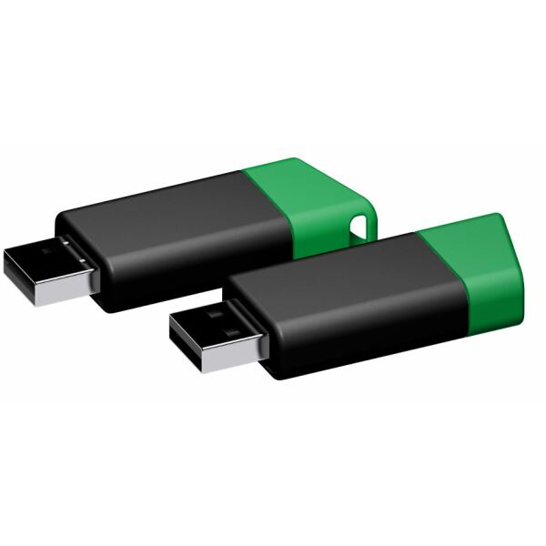 USB stick Flow 2.0 groen-zwart 64GB