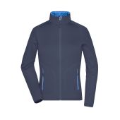 Ladies' Stretchfleece Jacket - navy/cobalt - S